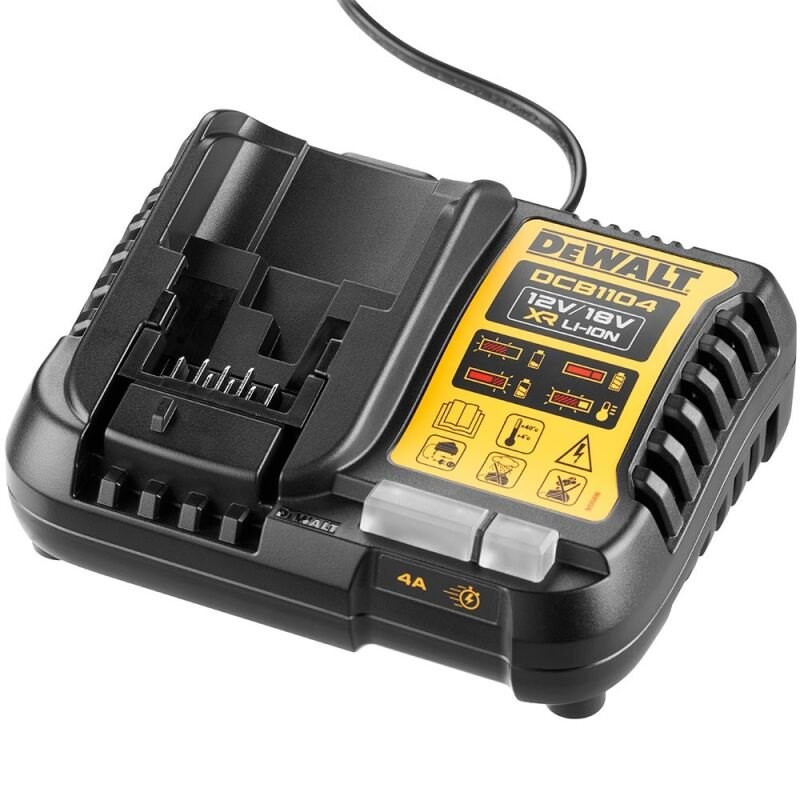 PROMO ΙΟΥΝΙΟΣ - ΣΕΠΤΕΜΒΡΙΟΣ Dewalt DCB1104 Φορτιστής 4A COMPACT SLIM