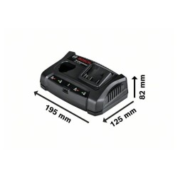 1600A011A9 GAX 18V-30 UNI Πολυ-Φορτιστής Μπαταρίας 10.8-18V 3A BOSCH