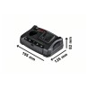 1600A011A9 GAX 18V-30 UNI Πολυ-Φορτιστής Μπαταρίας 10.8-18V 3A BOSCH