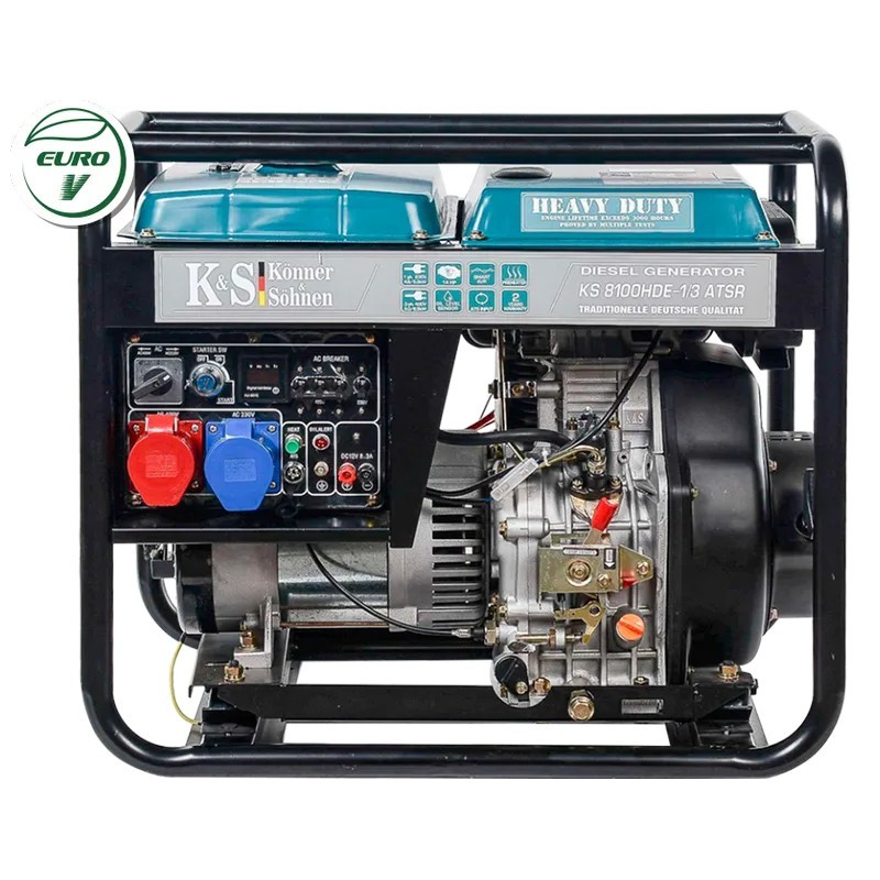 K&S KS 8100HDE-1/3 ATSR Γεννήτρια Πετρελαίου 230V/400V 14HP (EURO V)