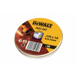 PROMO ΙΟΥΝΙΟΣ - ΣΕΠΤΕΜΒΡΙΟΣ Dewalt DT3506 ΔΙΣΚΟΣ ΚΟΠΗΣ ΙΝΟΧ 115Χ1mm 10τεμ/ΚΟΥΤΙ