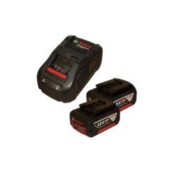 GAL 1880 CV + 2 x GBA 18V, 6,0Ah Li-Ion ΜΠΑΤΑΡΙΕΣ ΜΕ ΦΟΡΤΙΣΤΗ for blue tools