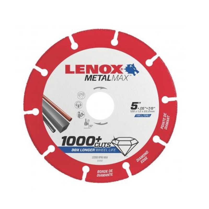 2030866 ΔΙΣΚΟΣ LENOX METALMAX ΚΟΠΗΣ ΜΕΤΑΛΛΩΝ 125X22.23X1.3mm