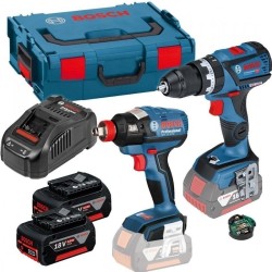 GSB 18V-60 C ΚΡ. ΔΡ/ΔΟ 18V 2X5Ah Li-Ion L-BOXX + 26 ΕΡΓΑΛΕΙΑ