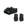 1600A019RD GBA 12V-40 ΣΕΤ ΜΠΑΤΑΡΙΕΣ/ΦΟΡΤΙΣΤΗΣ 2X3Ah Li-Ion
