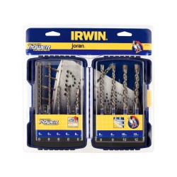 Irwin 10507538 Σετ Τρυπάνια Δομικών Υλικών 9ΤΜΧ