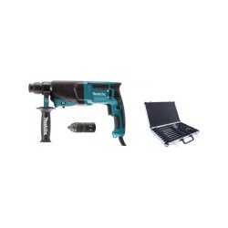 Makita HR2630TX12 Περιστροφικό Πιστολέτο SDS-Plus 800W 2.4J & Εξαρτήματα