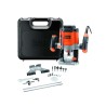 Black & Decker KW1200EKA Ρούτερ 1200W με Εξαρτήματα