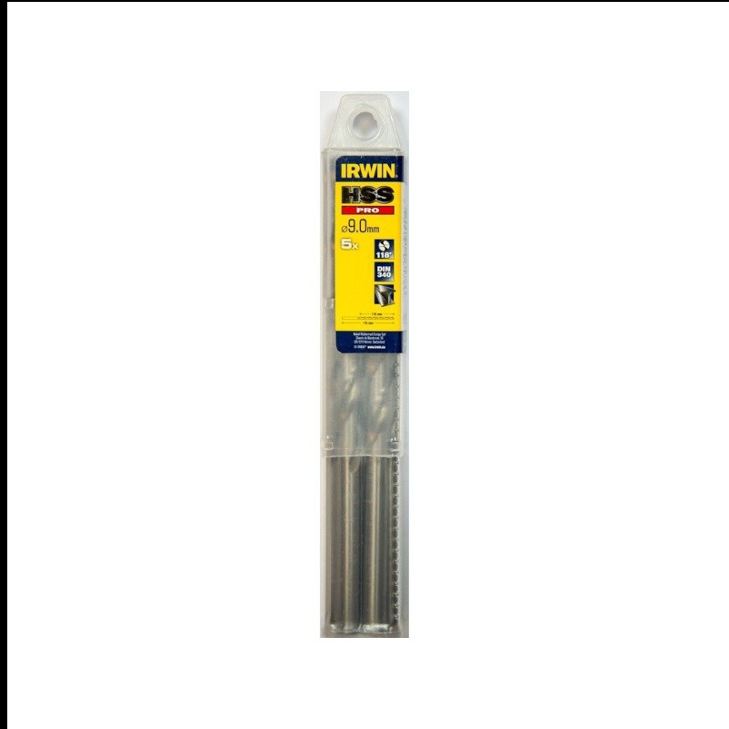 Irwin 10502496 Τρυπάνια Μετάλλου HSS 9x170mm 5ΤΜΧ