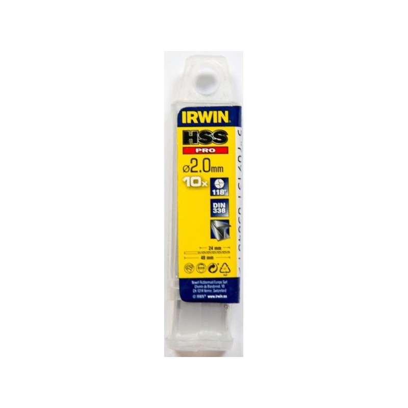 Irwin 10502251 Τρυπάνια Μετάλλου HSS 2x49mm 10ΤΜΧ