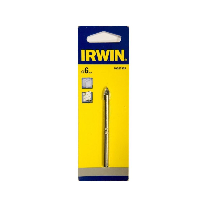 Irwin 10507905 Τρυπάνι Γυαλιού/Πλακιδίων 6mm