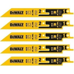 Dewalt DT2417 Λάμες Σεγάτσας BI-METAL1.4-1.8mm 152mm Σετ 5 Τεμαχίων