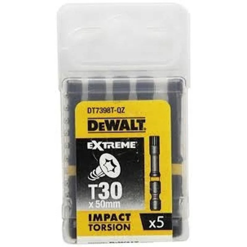 Dewalt DT7398T Μύτες Βιδώματος T30 X 50mm 5 Tεμαχίων