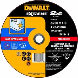 Dewalt DT43939 Δίσκος Γωνιακών Τροχών 230 x 1.9mm Inox