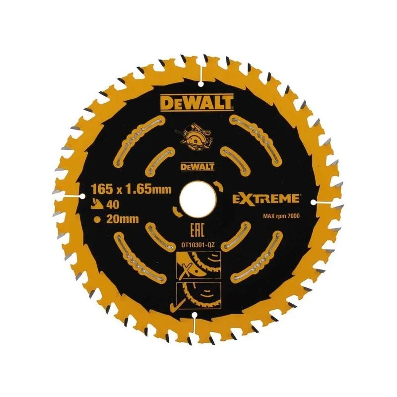 Dewalt DT10301 Δίσκος 165 x 20 40T