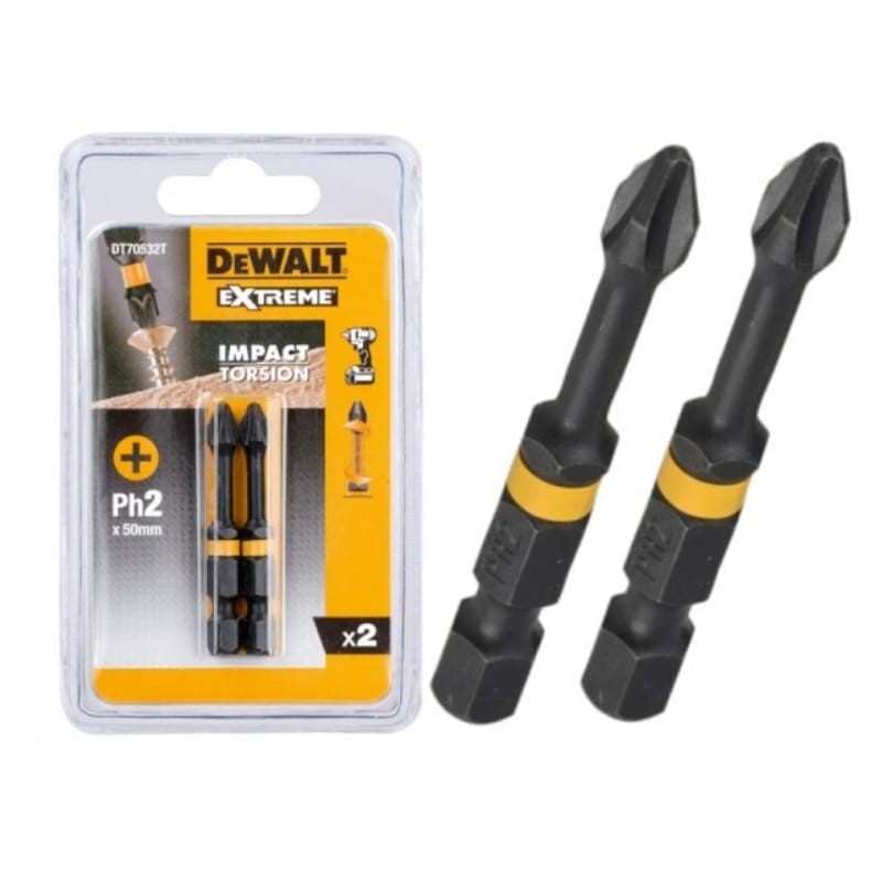 Dewalt DT70532T Μύτες 2xPh2 50mm IR Torsion