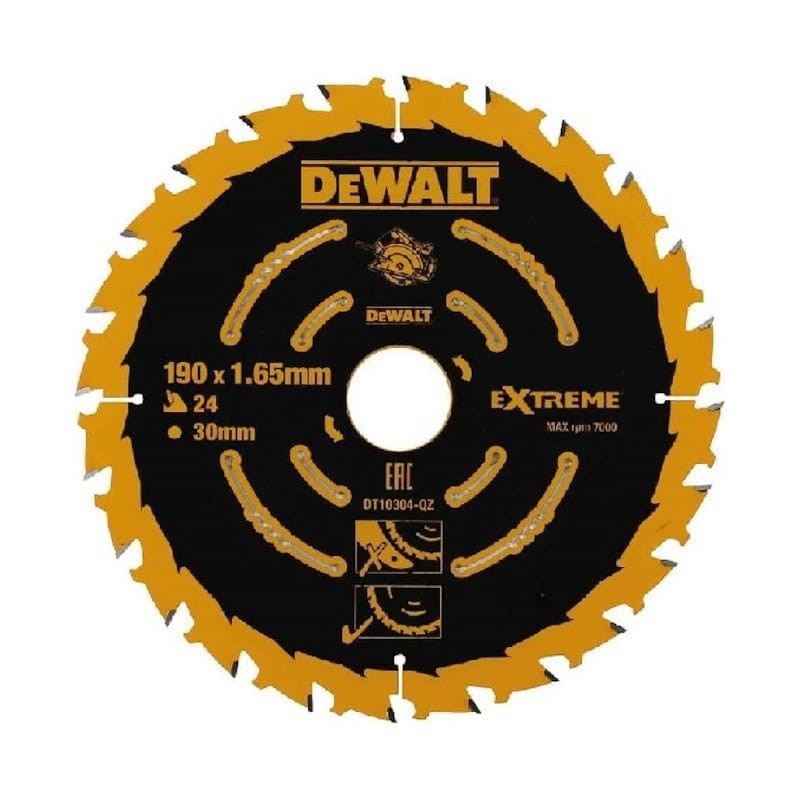 Dewalt DT10304 Δίσκος Κοπής Ξύλου 190mm X 24 Δόντια