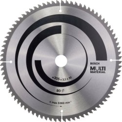 Bosch 2608640452 Πριονόδισκος Πολλαπλών Υλικών 305χ30 mm με 80 Δόντια