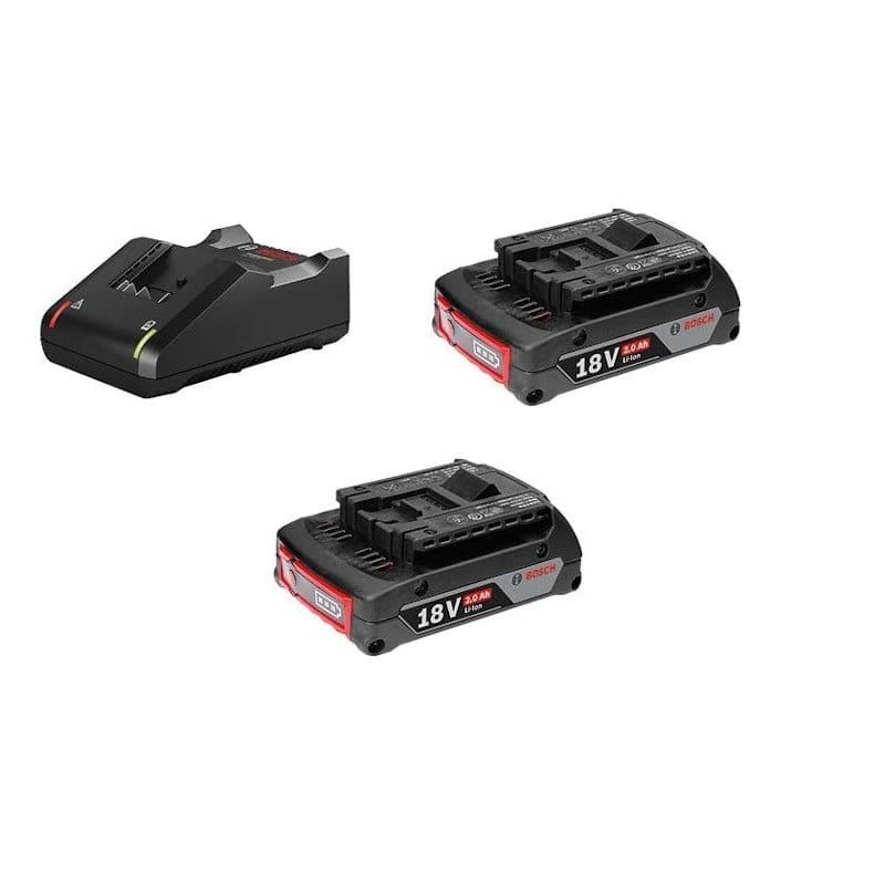 Σετ Bosch 1 X 2607226251 Φορτιστής GAL 18V - 40 Kαι 2 Χ 1607Α350BG Μπαταρίες 2.0Αh