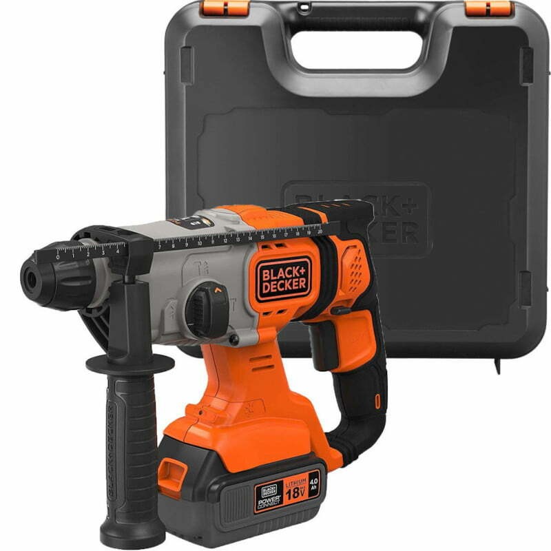 B&D BCD900M1K Πιστολέτο Κρουστικό Σκαπτικό 18V SDS Plus 4.0Ah