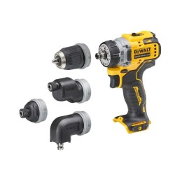 PROMO ΙΟΥΝΙΟΣ - ΣΕΠΤΕΜΒΡΙΟΣ Dewalt DCD703NT Δραπανοκατσάβιδο Μπαταρίας 12V XR Multi - Head (SOLO) Brushless