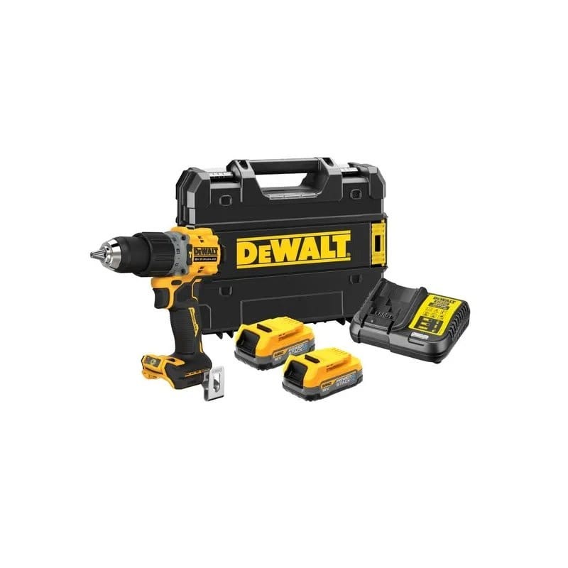 PROMO ΙΟΥΝΙΟΣ - ΣΕΠΤΕΜΒΡΙΟΣ Dewalt DCD805E2T Κρουστικό Δραπανοκατσάβιδο Μπαταρίας 18V Kit Tstak Brushless