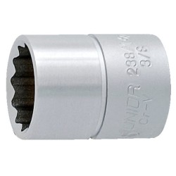 Unior 616908 Καρυδάκια 3/8", Δωδεκάγωνο Προφίλ 238/1 12p No.10