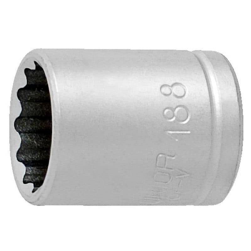 Unior 616865 Καρυδάκια 1/4", Δωδεκάγωνο Προφίλ 188/2 12p 10mm
