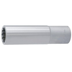 Unior 610769 Μακρύ Καρυδάκι 1/2" με Κουρμπαριστές Επιφάνειες 17mm 190/1L12p