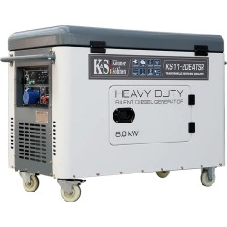 K&S KS 11-2DE ATSR Γεννήτρια Πετρελαίου 8.0KW 15Hp