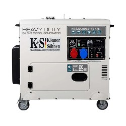 K&S KS 8200HDES-1/3 ATSR Silent Γεννήτρια Πετρελαίου 230V/400V 14HP (EURO V)