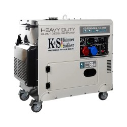 K&S KS 8200HDES-1/3 ATSR Silent Γεννήτρια Πετρελαίου 230V/400V 14HP (EURO V)