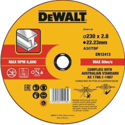 DT43913 ΔΙΣΚΟΣ ΚΟΠΗΣ ΜΕΤΑΛΛΟΥ 230mmX3.0mm