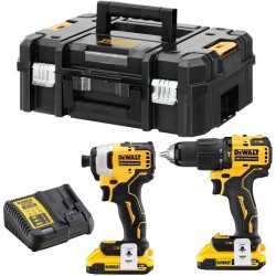 DCK2062D2T ΣΕΤ DCD709 ΔΡΑΠΑΝΟ & DCD809 ΠΑΛΜ ΚΑΤΣΑΒΙΔΙ 18V 2X2.0Ah ΦΟΡΤΙΣΤΗΣ