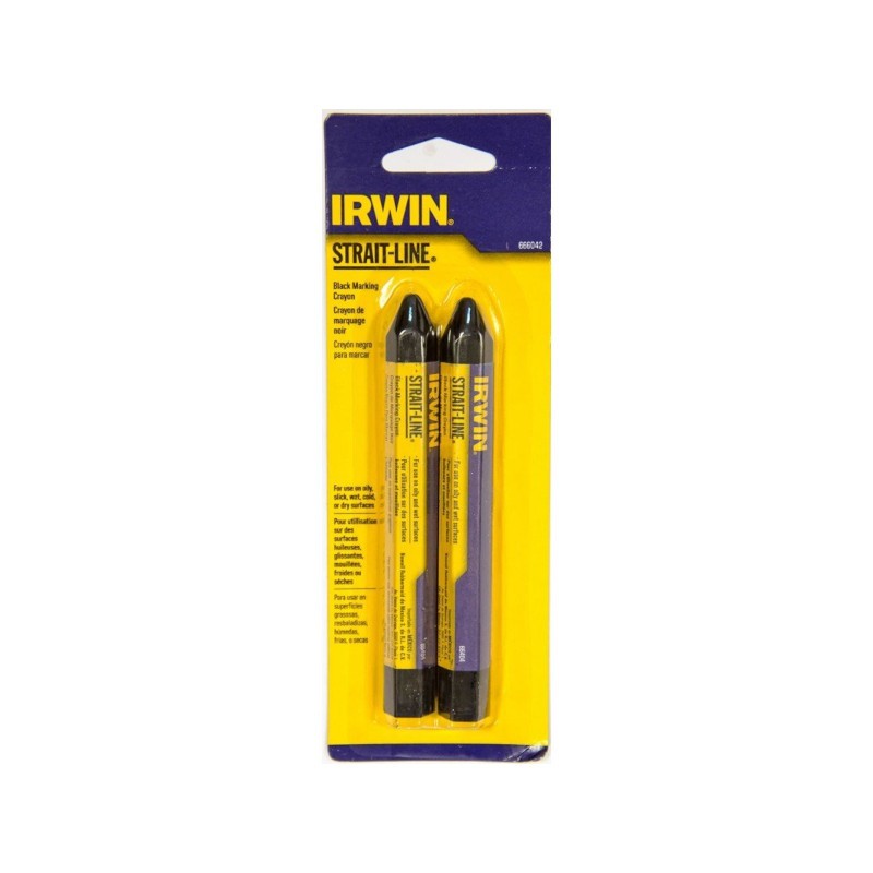Irwin 666042 Κραγιόν-Σημαδευτήρια Μαύρα 2ΤΜΧ