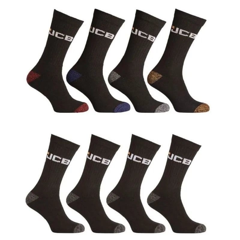 JCB JCB000073 Workwear Bumper Κάλτσες Εργασίας Ανδρικές 8 Ζεύγη 39-46