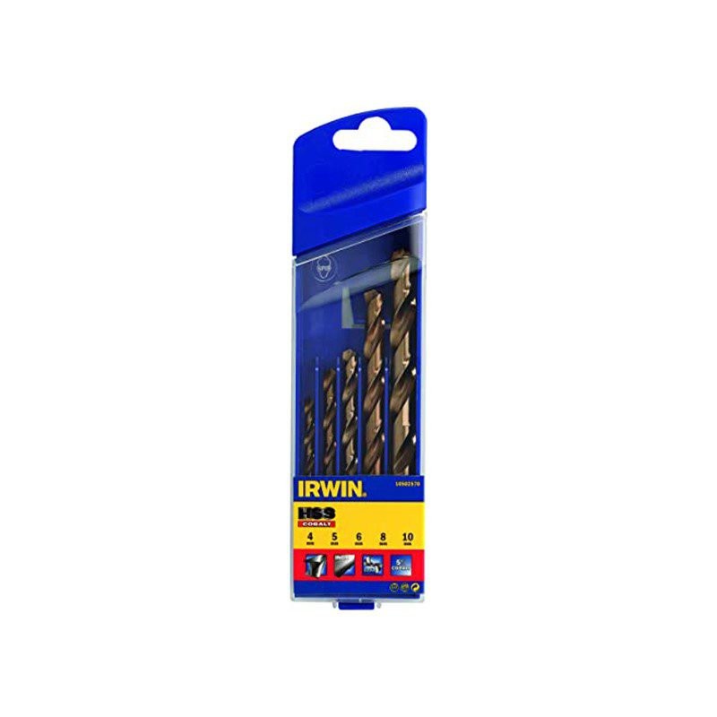 Irwin 10502570 Σετ Τρυπάνια Μετάλλου 5ΤΜΧ 4-10mm