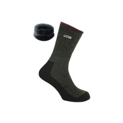JCB JCB000100 Thermasocks Χακί-Μάρο Κάλτσες Θερμικές Εργασίας Ανδρικές 1 Ζεύγος 39-46